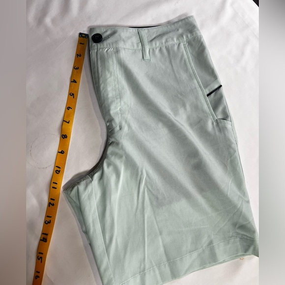 NITROUS BLACK Men's mint green flat front board shorts size 30 - Picture 10 of 12